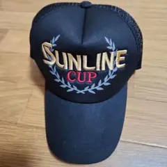 SUNLINE CUP ブラックトラッカーキャップ