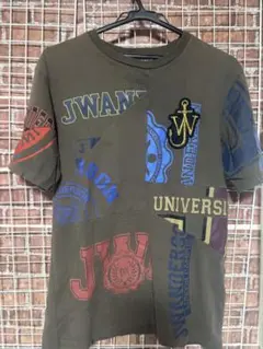 JWANDERSON パッチワーク Tシャツ オリーブ