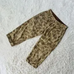 美品❗️日本製【ヴォー VOO】クロップドパンツ ハーフパンツ メンズ 迷彩柄