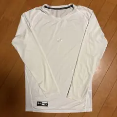 UNDER ARMOUR ホワイト 長袖アンダーシャツ XXL