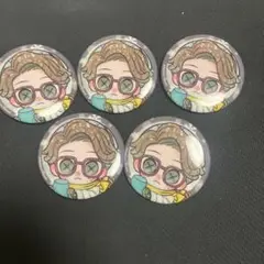 identityV 第五人格　幸運児 雪まつり　ミニキャラ 缶バッジ 5枚