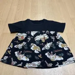 RODEO CROWNS カリフォルニアプリント 半袖Tシャツ
