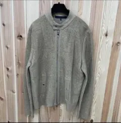 DESIGN WORKS 麻混 ライダース L ジャケット