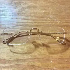 リムレス メガネ