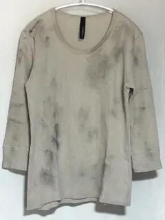 Davit MEURSAULT HOMME 七部袖汚れ加工サーマル