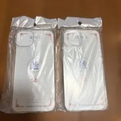 iPhone 14 透明ケース 2個セット
