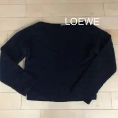 LOEWE ニット カシミヤ ネイビー