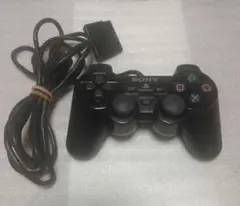 SONY-純正，PS2コントローラー(黒)DUAL-SHOCK-2