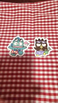 スシロー×はぴだんぶい　サンリオ　ピック　ハンギョドン　バッドばつ丸