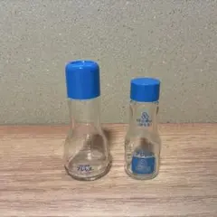 アジシオ　ガラス瓶セット 小瓶 大瓶　　レトロ