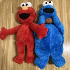 セサミストリート エルモ クッキーモンスター ぬいぐるみ