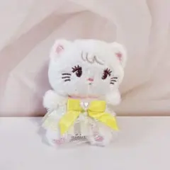 ハンドメイド ぬい服 mikko ぬいぐるみ ムース ワンピース バレエコア