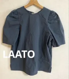 LAATO ラート　パフスリーブ　半袖ブラウス