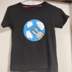 CUNE ウサギと雲 Tシャツ 黒