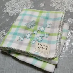 Private Label チェック柄ハンカチ