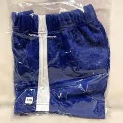 【#匿名配送】新品未使用　未開封　ジャージ　短パン　幼稚園　青　ブルー　120㌢
