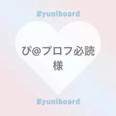 ぴ@プロフ必読 様【専用ページ】