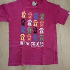 UITTG BABY カラフルモンキー Tシャツ M ピンク