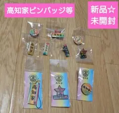 高知家　ピンバッジ　ストラップ　送料込み　新品　未開封