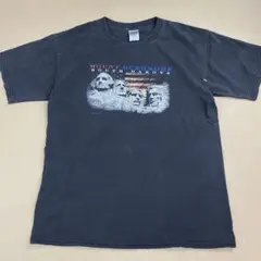 90s Tシャツ ラシュモア山 サウスダコダ USA フェード