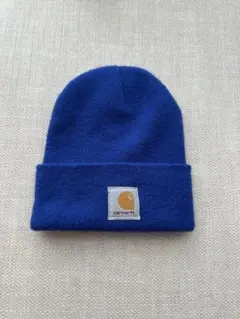 Carhartt 青 ニット帽 フリーサイズ