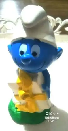 SMURF vintage スマーフ 貯金箱　90年代　レア　アメリカ製 2025年最新】スマーフ 貯金箱の人気アイテム - メルカリ