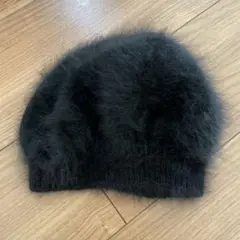 極美品 ミュウミュウ 帽子 プラダ ニット ナイロン シャギー M キャップ