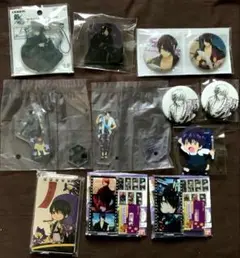 音琴嵐 渡世千里 缶バッジ アクリルキーホルダー ボーイフレンド(仮)セット 音琴嵐 渡世千里 缶バッジ アクリルキーホルダー ボーイフレンド