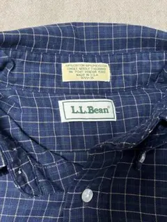 L.L.Bean チェック柄 ボタンシャツ