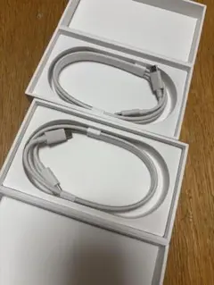 2個セットUSB-C ホワイト 充電ケーブル 約1メートル