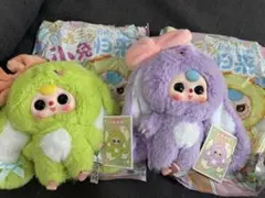 Baby three たれ耳おかえりうさぎ ぬいぐるみ