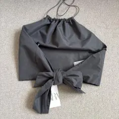 ZARA グレー 背中リボン トップス