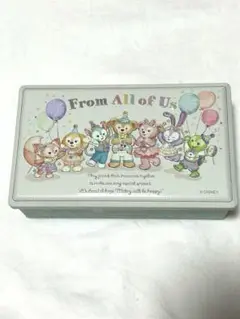ディズニー　duffy and friends 缶のみ