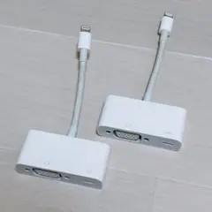 Lightning to VGA Adapter 2個