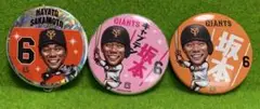 ♡ジャイアンツ　ガチャ　缶バッジ　坂本勇人♡