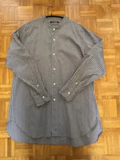 maatee&sons バンドカラーシャツ