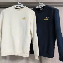 PUMA 裏起毛トレーナー 2色セット