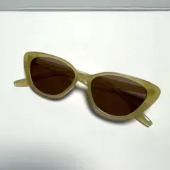 【新品】REAL SYNDROME キャットアイ サングラス イエロー
