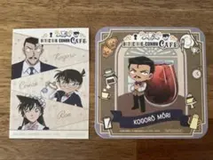 名探偵コナン コナンカフェ グッズ 毛利小五郎 アクリルキーホルダー ステッカー