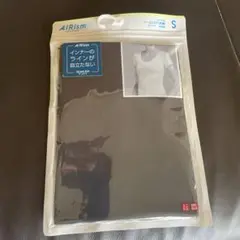 AIRism ブラック インナー シームレスT(半袖)Sサイズ