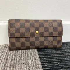 美品 LOUIS VUITTON ヴィトン ダミエインターナショナル 長財布