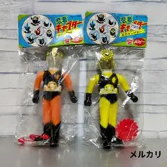 忍者ーキャプター花ソフビ 忍者キャプター花忍キャプター戦隊ヒーローソフビ昭和レトロ
