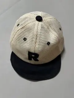 韓国ベビー帽子 1歳〜3歳メッシュキャップ イニシャルR
