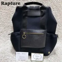 【極美品】Rapture リュック バッグパック　デイパック 2way ネイビー 楽天市場】【Rapture ラプチャー】ネイプルズラッフル2ウェイ