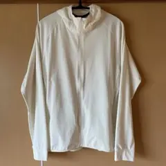 UNIQLO ドライEXUVカットフルジップパーカ オフホワイト M ユニクロ