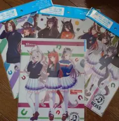 【非売品】ウマ娘　BOSS クリアファイル　４枚