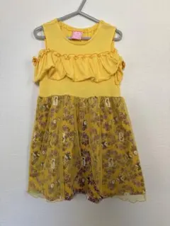 ディズニープリンセス　美女と野獣　ベル　ドレス　110㎝