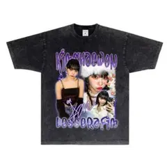 LE SSERAFIM チェウォン ヴィンテージ加工 Tシャツ 半袖 M