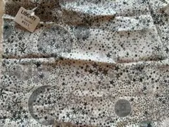 【未使用】LIBERTY 星と月のプリント生地 約55cm x 30cm