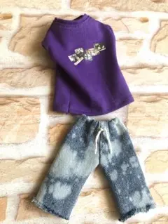 BTSドール服　＊パープルTセット＊